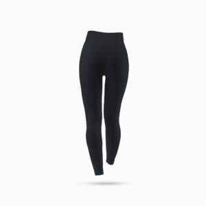 Women’s black seamless high-waist leggings (product image)