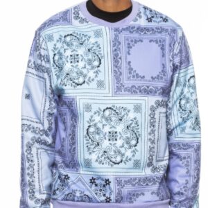 Paisley Bandana Print Crewneck